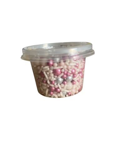 Imagen de Sprinkles rosa suave y blanco