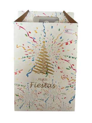 Imagen de Caja  valija estampada