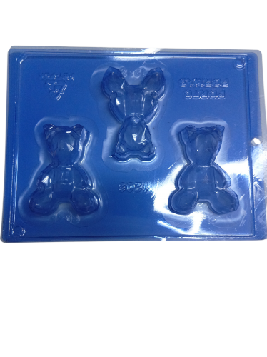 Imagen de acetato 3 partes osito diamantado