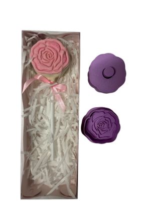 Imagen de Molde para Cacke pop con sello de rosa