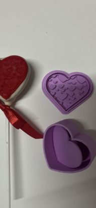 Imagen de Molde para Cacke pop con expulsor de corazon