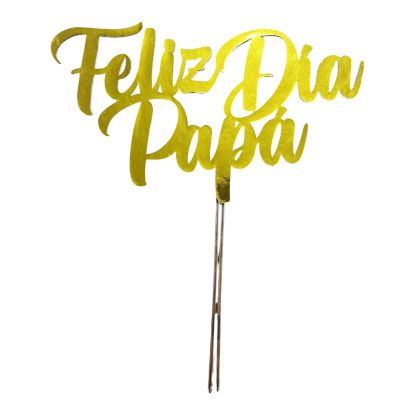 Imagen de Topper feliz día papá 12 cm